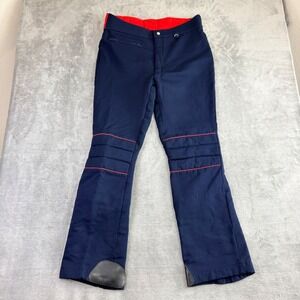 Subello Mens Size 38 Blue Ski Pants Insulated Winter Snowboard Trousers Vintage